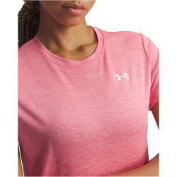 UNDER ARMOUR Tech Twist T-Shirt Damen 601 - bittersweet pink/white S