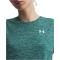 UNDER ARMOUR Tech Twist T-Shirt Damen 338 - rack green/white L