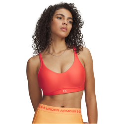 UNDER ARMOUR Infinity 2.0 Low Support Sport-BH Damen 690 - venom red/posh pink M A-C