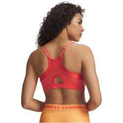 UNDER ARMOUR Infinity 2.0 Low Support Sport-BH Damen 690 - venom red/posh pink M A-C