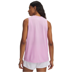 UNDER ARMOUR Tech Solid Tanktop Damen 669 - pink dawn/white S