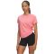 UNDER ARMOUR Off Campus Core T-Shirt Damen 601 - bittersweet pink/white S