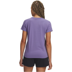 UNDER ARMOUR Off Campus Core T-Shirt Damen 520 - purple luxe/white S