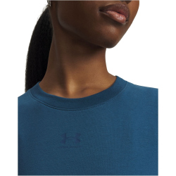 UNDER ARMOUR Off Campus Core T-Shirt Damen 498 - wham blue/white S