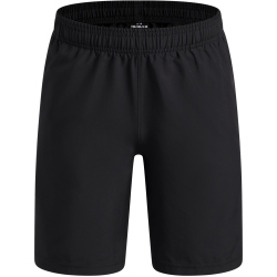 UNDER ARMOUR Woven Shorts Jungen 008 - black/venom red S (127-137 cm)