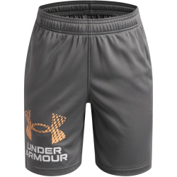 UNDER ARMOUR Tech Logo Shorts Jungen 709 - clay green/orange bloc L (149-160 cm)