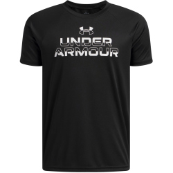 UNDER ARMOUR Tech Trainingsshirt Jungen 004 - black/white...