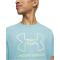 UNDER ARMOUR Foundation Sportshirt Herren 425 - blue haze/lumos lime/white 3XL