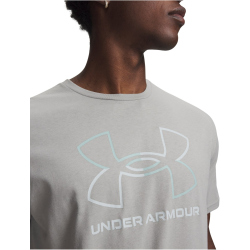 UNDER ARMOUR Foundation Sportshirt Herren 069 - titanium/enamel blue/illusion green 3XL