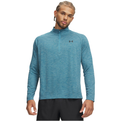 UNDER ARMOUR Tech Textured 1/2-Zip Trainingsshirt Herren 466 - boundless blue/black M