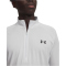 UNDER ARMOUR Tech Textured 1/2-Zip Trainingsshirt Herren 024 - distant gray/black M