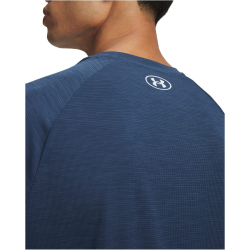 UNDER ARMOUR Tech Strukturiertes Trainingsshirt Herren 498 - wham blue/white 3XL