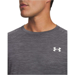 UNDER ARMOUR Tech Strukturiertes Trainingsshirt Herren 026 - castlerock/white S