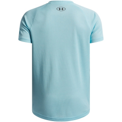 UNDER ARMOUR Tech Textured Trainingsshirt Jungen 425 - blue haze/black M (137-149 cm)