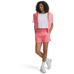 UNDER ARMOUR Rival Fleece Shorts Damen 600 - bittersweet pink/white S