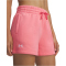 UNDER ARMOUR Rival Fleece Shorts Damen 600 - bittersweet pink/white S