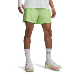 UNDER ARMOUR 5" Launch Laufshorts Herren 712 - lumos lime/lumos lime/reflective XL