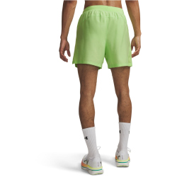 UNDER ARMOUR 5" Launch Laufshorts Herren 712 - lumos lime/lumos lime/reflective XL