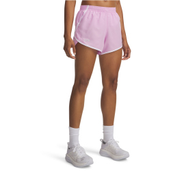 UNDER ARMOUR Fly-By Shorts Damen 669 - pink dawn/white/reflective M