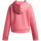 UNDER ARMOUR Rival Fleece Crop Hoodie Mädchen 600 - bittersweet pink/white XS (122-127 cm)