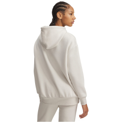 UNDER ARMOUR Essential OverSized Fleece Hoodie Damen 111 - summit white/white S