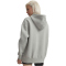 UNDER ARMOUR Essential OverSized Fleece Hoodie Damen 069 - titanium/white S