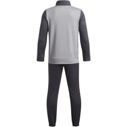 UNDER ARMOUR Colorblock Knit Trainingsanzug Jungen 026 - castlerock/mod gray/white M (137-149 cm)