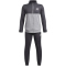 UNDER ARMOUR Colorblock Knit Trainingsanzug Jungen 026 - castlerock/mod gray/white M (137-149 cm)