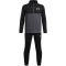 UNDER ARMOUR Colorblock Knit Trainingsanzug Jungen 007 - black/castlerock/white S (127-137 cm)