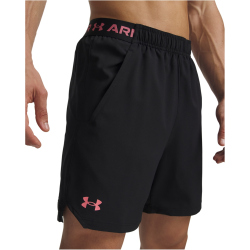 UNDER ARMOUR Vanish 6" Trainingsshorts Herren 013 - ultimate black/bittersweet pink L