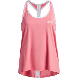 UNDER ARMOUR Knockout Tanktop Mädchen 600 - bittersweet pink/white S (127-137 cm)