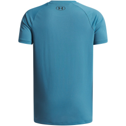 UNDER ARMOUR Tech 2.0 kurzarm Trainingsshirt Jungen 467 - boundless blue/black S (127-137 cm)