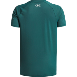 UNDER ARMOUR Tech 2.0 kurzarm Trainingsshirt Jungen 338 - rack green/white XL (160-170 cm)