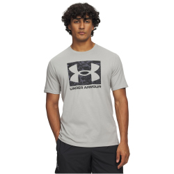 UNDER ARMOUR ABC Camouflage Boxed Logo kurzarm Trainingsshirt Herren 069 - titanium/black M