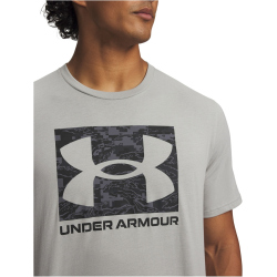 UNDER ARMOUR ABC Camouflage Boxed Logo kurzarm Trainingsshirt Herren 069 - titanium/black M