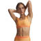 UNDER ARMOUR Armour Mid Crossback Sport-BH Damen 870 - orange bloc/venom red XS