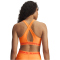 UNDER ARMOUR Armour Mid Crossback Sport-BH Damen 870 - orange bloc/venom red XS