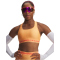 UNDER ARMOUR Armour Mid Crossback Sport-BH Damen 870 - orange bloc/venom red S