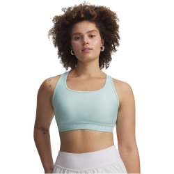 UNDER ARMOUR Armour Mid Crossback Sport-BH Damen 703 - refresh mint/white L
