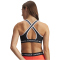 UNDER ARMOUR Armour Mid Crossback Sport-BH Damen 690 - venom red/black/white M