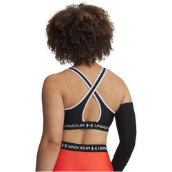 UNDER ARMOUR Armour Mid Crossback Sport-BH Damen 690 - venom red/black/white L