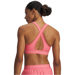 UNDER ARMOUR Armour Mid Crossback Sport-BH Damen 601 - bittersweet pink/posh pink L
