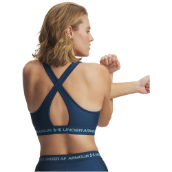 UNDER ARMOUR Armour Mid Crossback Sport-BH Damen 498 - wham blue/blue haze XS