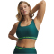UNDER ARMOUR Armour Mid Crossback Sport-BH Damen 338 - rack green/hyper green S