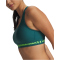 UNDER ARMOUR Armour Mid Crossback Sport-BH Damen 338 - rack green/hyper green M