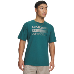 UNDER ARMOUR Team Issue Wordmark Trainingsshirt Herren 338 - rack green/arden green L