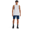 UNDER ARMOUR Left Chest Cut-Off Tanktop Herren 100 - white/black S