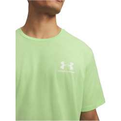 UNDER ARMOUR Sportstyle Left Chest Trainingsshirt Herren 712 - lumos lime/white M