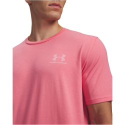 UNDER ARMOUR Sportstyle Left Chest Trainingsshirt Herren 604 - bittersweet pink/white S