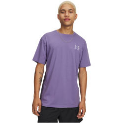 UNDER ARMOUR Sportstyle Left Chest Trainingsshirt Herren 521 - purple luxe/white L